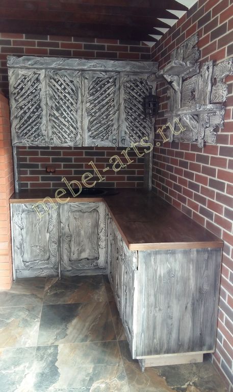  Цвет кухни - беленый дуб